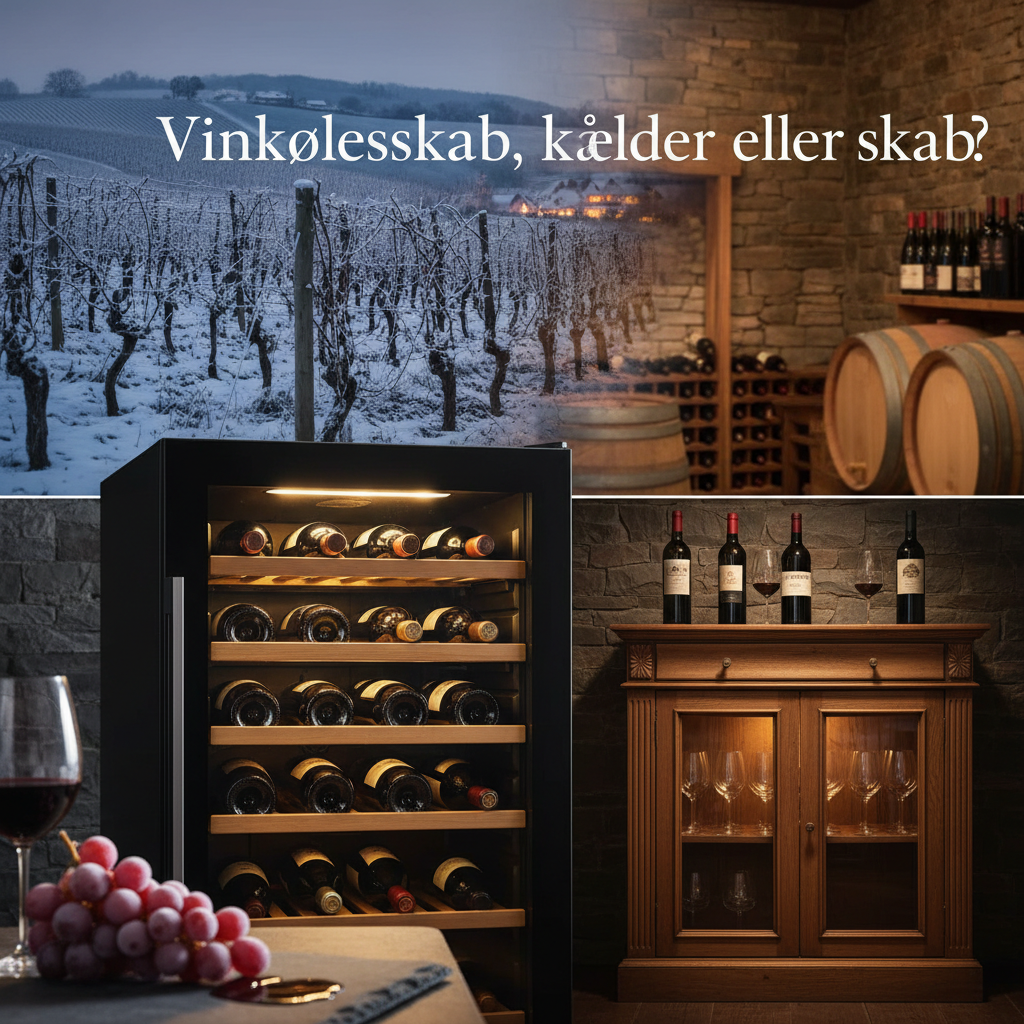 Vinkøleskab, kælder eller skab?
