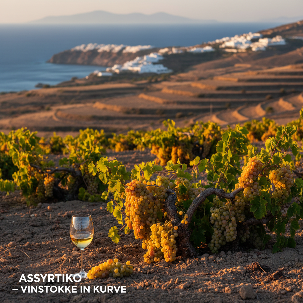 Assyrtiko – vinstokke i kurve